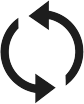 Two arrows going in circle